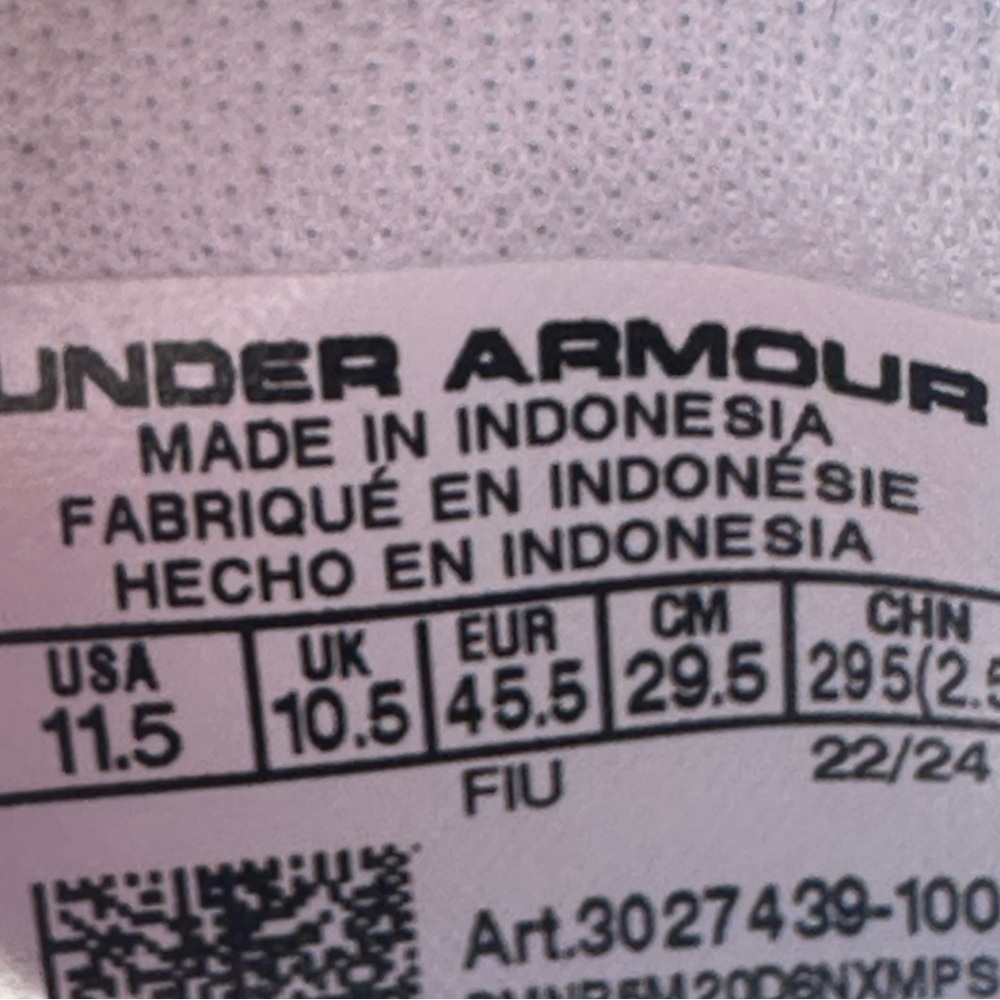 MenUnder Armour Harper 9 Pro TPU USA Multi Sz Molded Baseball Cleats 3027439-100 - Picture 12 of 12